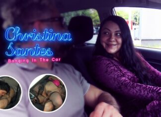 Hairy Christina Santes Banging In The Car