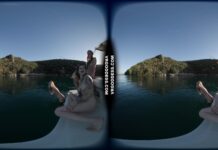 Triple Girls Nude Painting Art On A Yacht And Swimming In The Sea While On Vacation In Italy