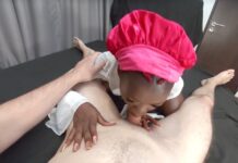 Anal Surprise After Blowjob and Wild Ride Horny Ebony Teen