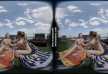 Babyhunterz With Her New Friend Kitty Kate Sunbathing Nude And Touching Under The Sun