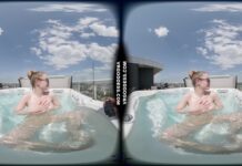 Behind The Scenes With Babyhunterz Taking A Nude Swimming Dip In Rooftop Jacuzzi