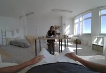 At a modeling agency with the beautiful Paula Shy