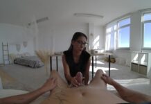 At a modeling agency with the beautiful Paula Shy