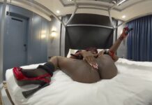 Submissive Beauty Soaks the Sheets — Bound, Teased & Pushed to the Edge in 8K VR