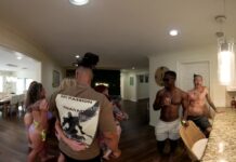 Sunbathing to BBC Reverse G-Bang