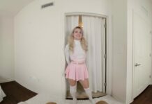 Tiny Tits Stepdaughter in Dressing Room