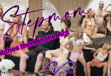 Reluctant Cuck Teased in Stepmom Orgy