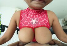 Asian Spider Woman Big Boobs MILF Wild Fuck