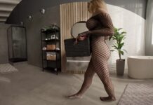 Busty vixen Vika Bukka naked in a tub