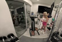 Watching a Naked Workout, Happy Ending