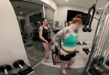 Watching a Naked Workout, Happy Ending