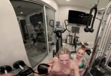 Watching a Naked Workout, Happy Ending