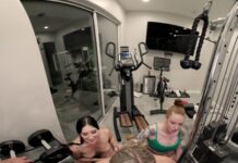 Watching a Naked Workout, Happy Ending
