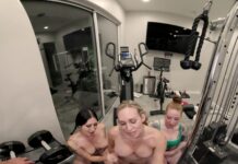 Watching a Naked Workout, Happy Ending