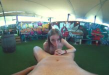 Festival Girl Loves Cock