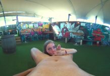 Festival Girl Loves Cock