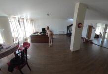 Amateur Model Is Preparing For An Appointment With An Elite Agency, And An Experienced Man Is Helping Her With This