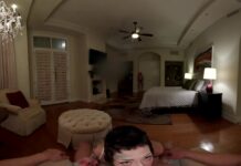 Babysitter Play with Wife Watching