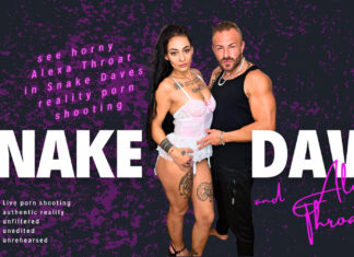 Behind the lens: Alexa Throat meets Snake Dave