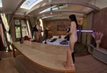 Mia Blow teaches Runa Charm the basics of porn