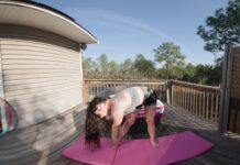 Brunette Beauty Riley Reigns Nude Yoga and Masturbation