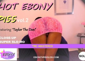Hot Ebony Pee Vol. 2 – Huge Tits Ebony Play & Shower [Remastered]