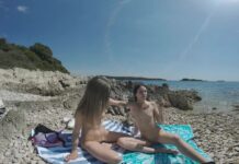 Matty And Josie Having A Picnic On Nude Beach On Vacation Real Life Adventures