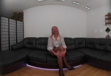 Real Porno Casting with Megan Crown and Snake Dave