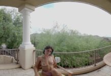 Stepsis Topless Tease with Feet