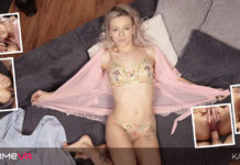 New Babe Katrin Fox Opens Up Her Pussy For Us