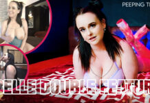 Busty Belle Solo and Gloryhole Double Feature