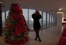 Sexy Santa Eva Lee Wishes You Happy Holidays