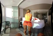 She Oils Herself Up Before Sex