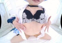 Skinny Babe Yume Hanaoka Looks Sexy in High Cut Socks