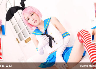 Skinny Little Bunny Yume Hanaoka Fucks Her Mouth and Pussy