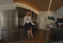 Strip Tease In The Kitchen