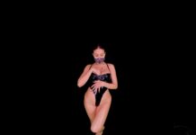 Tiny Leather Bodysuit to Shiny Naked Body in Your Room [Passthrough]