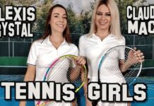 Alexis Crystal and Claudia Macc: Tennis Girls