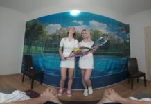 Alexis Crystal and Claudia Macc: Tennis Girls
