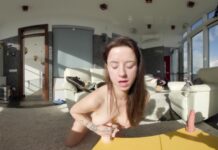 Gabriela Lati Tries Fucking Some Differently Sized Dildos Suction Cup Dildo Table Fucking
