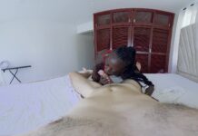 My African Hotwife Brings 3-Some Gift for Valentine’s Day!