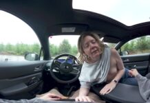 Handjob in the Car While We Wait