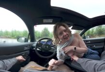 Handjob in the Car While We Wait