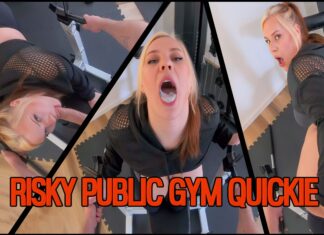 Risky Public Gym Quickie